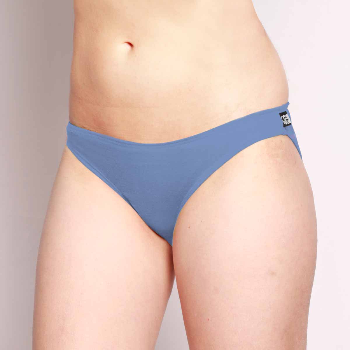 Merino Bikini Hipster Brief Blue