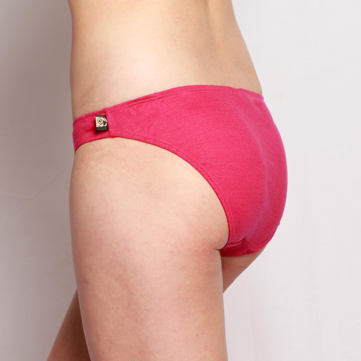 Merino Bikini Hipster Brief in pink