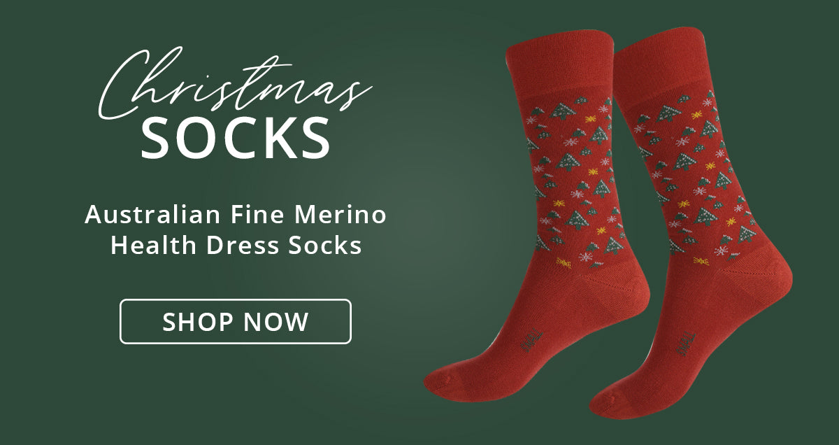 #7504c Christmas Merino Sock