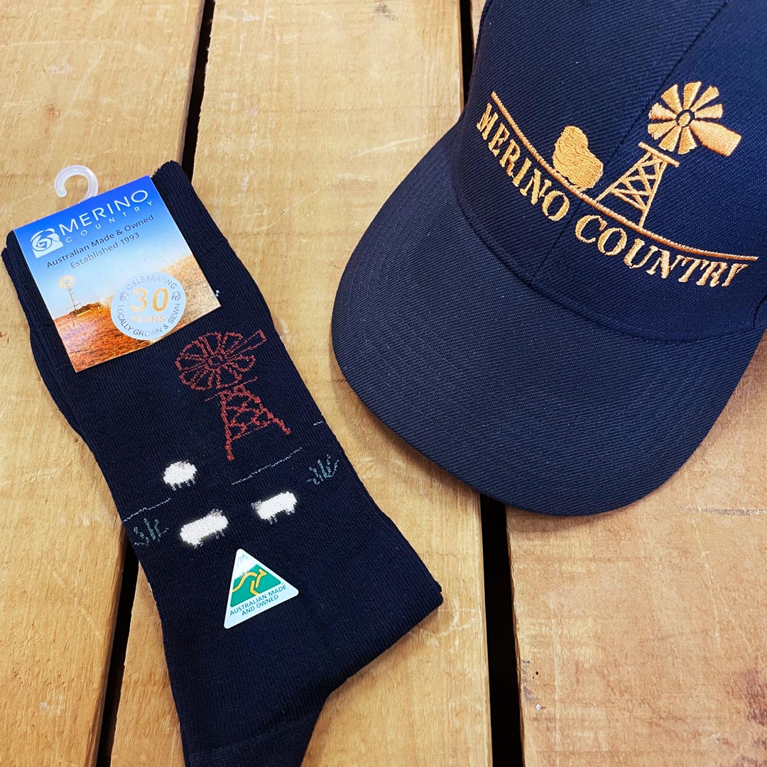 Merino Country Logo Socks and Cap Pack