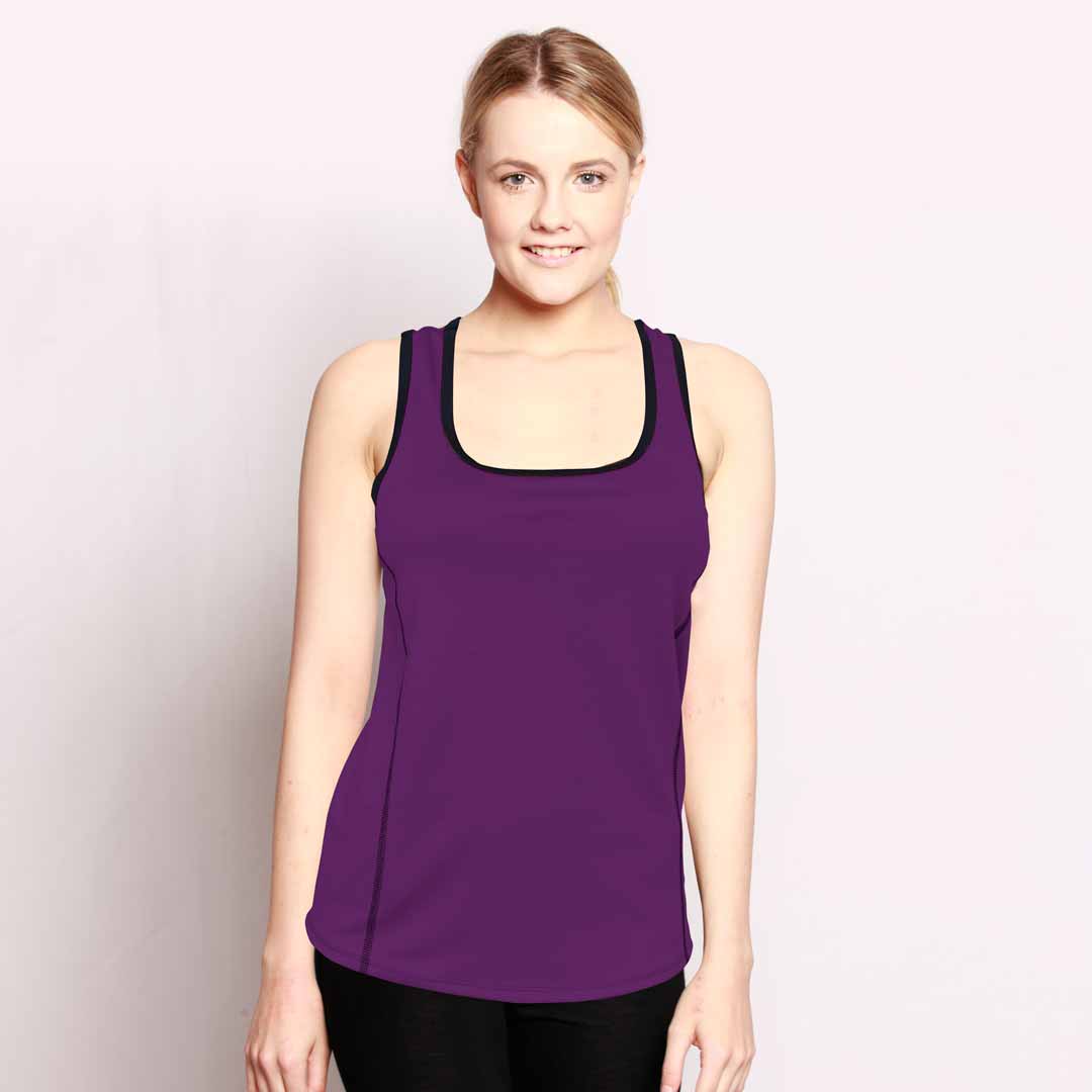 Merino Sports Top with Shelf Bra