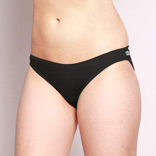 Merino Bikini Hipster Brief Black