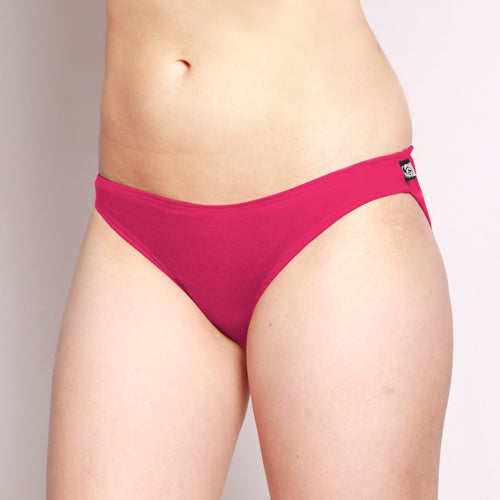 Merino Bikini Hipster Brief Hot Pink