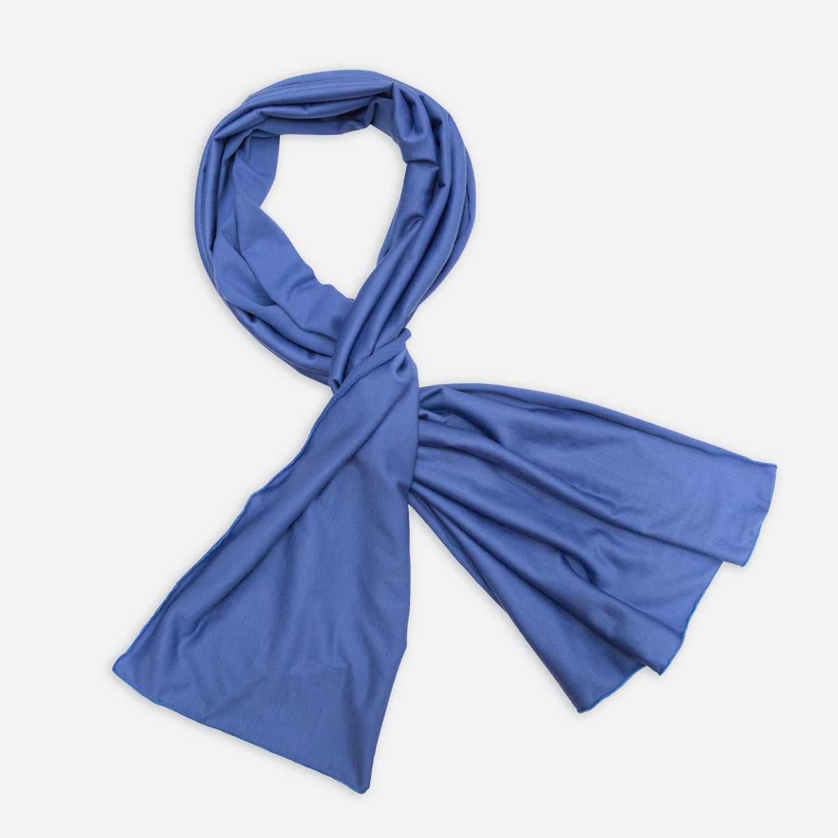 100% Merino Scarf Jacaranda Blue