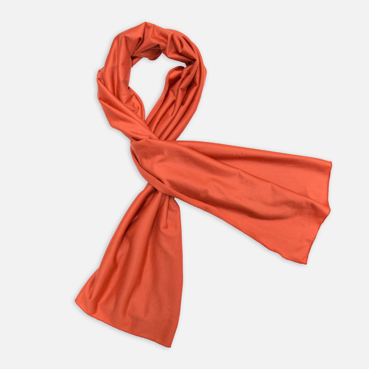 Merino Scarf in Orange