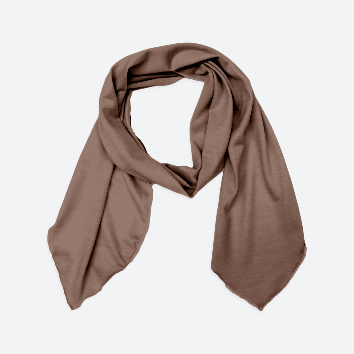 Merino Light Narrow Scarf in taupe