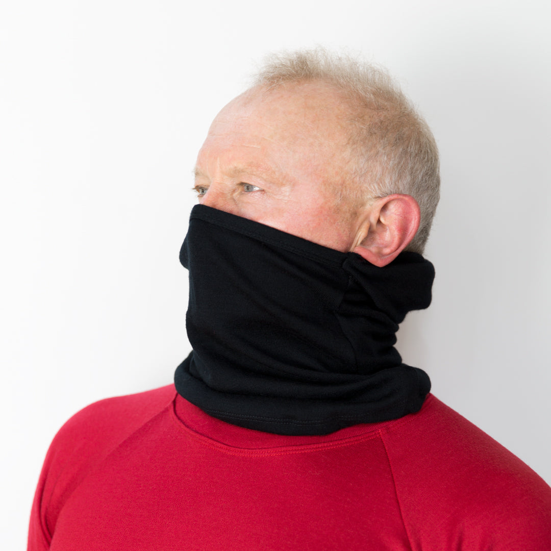 100% Merino Balaclava Neck Warmer