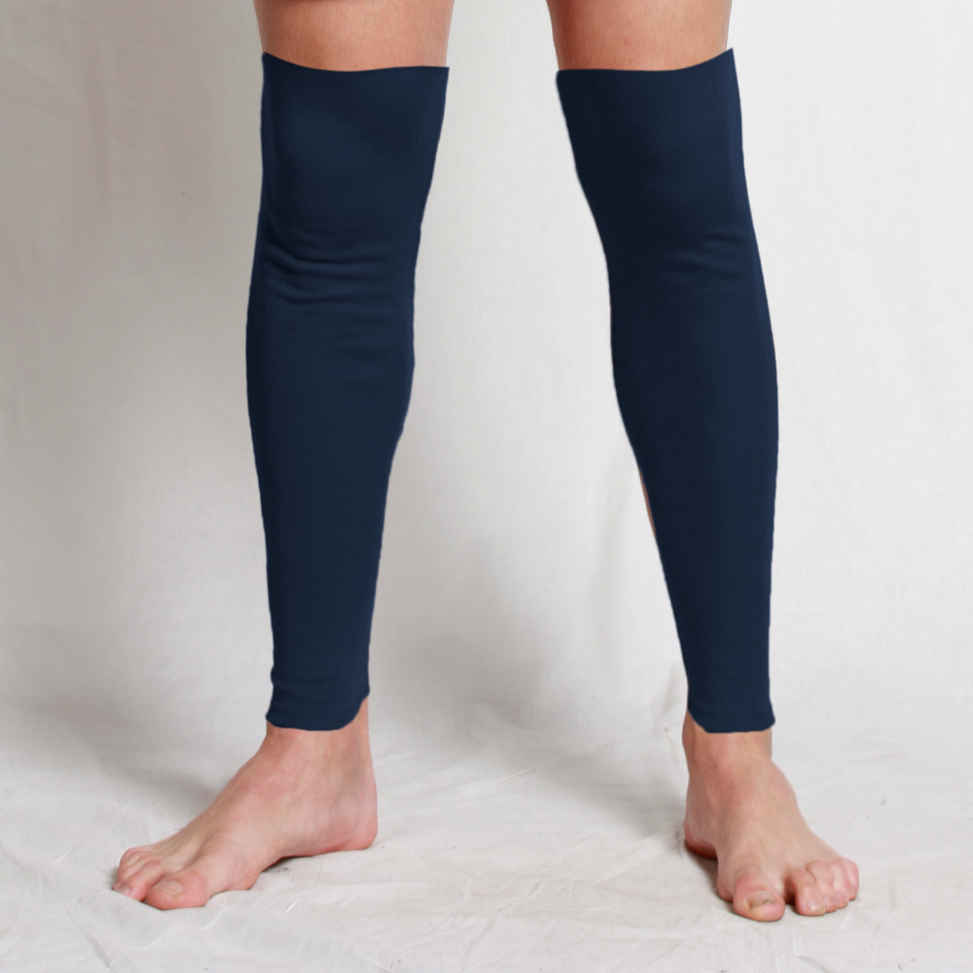 Merino Leg Warmers Navy