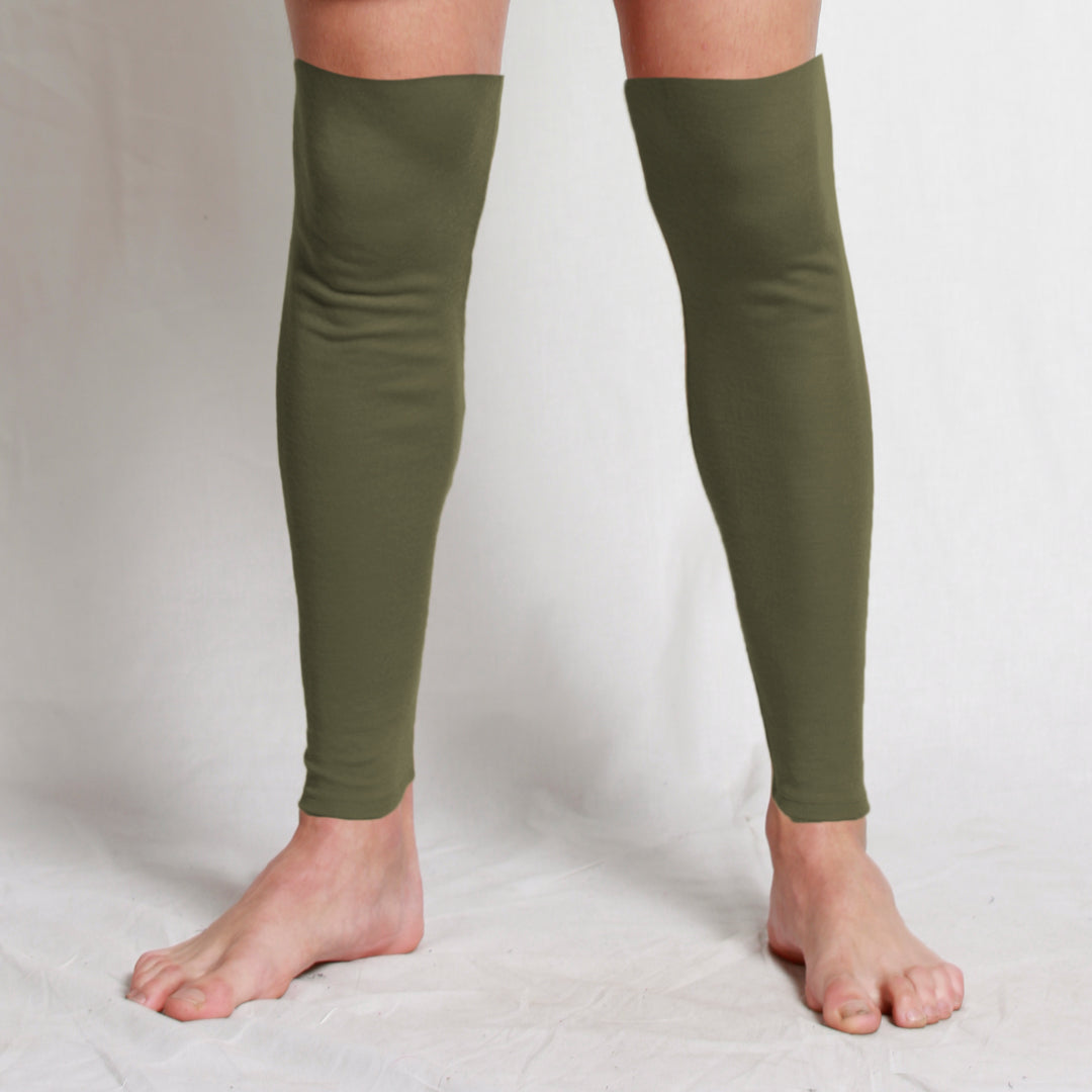 Olive Colour Leg Warmers