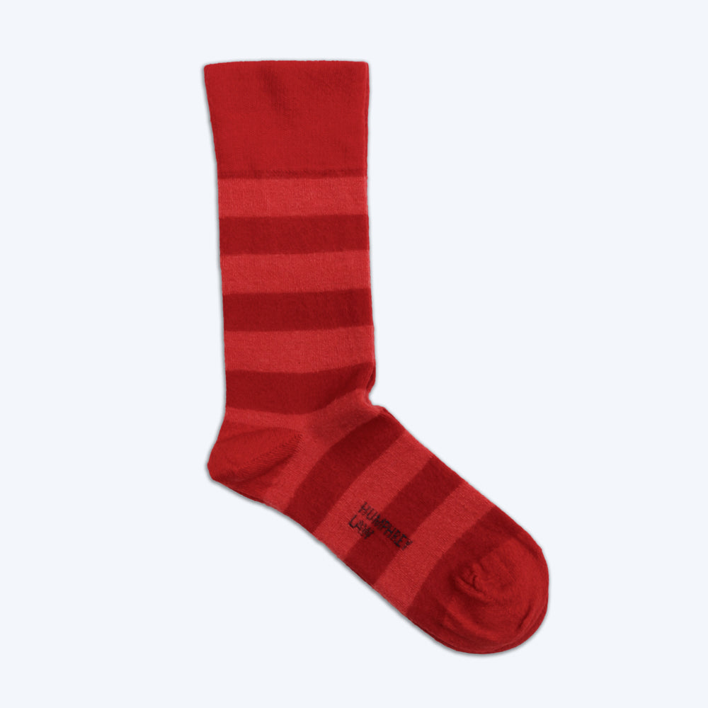 Merino Alpaca Health Sock Red