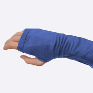 Merino Wrist warmers blue 