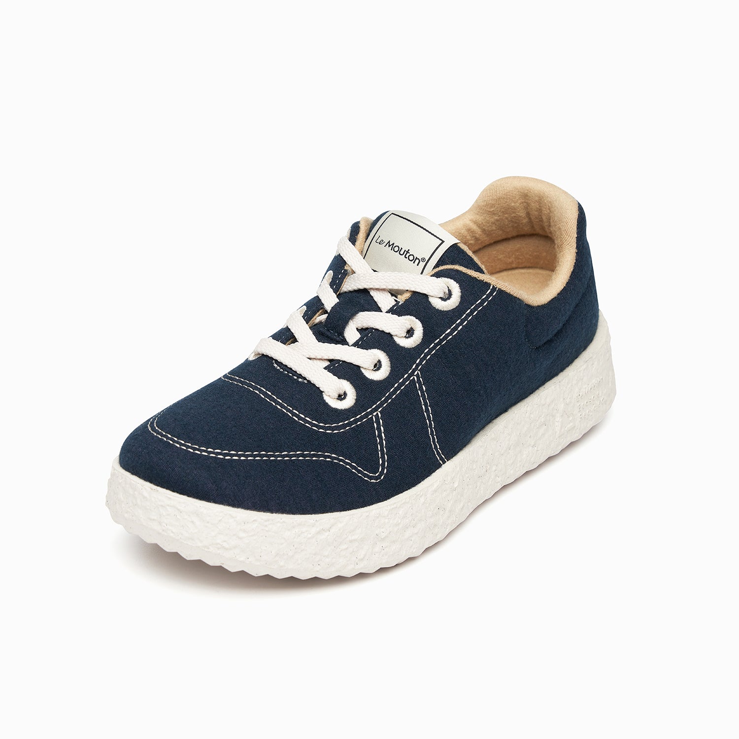 Merino Navy Shoe - Wool Shoes Australia