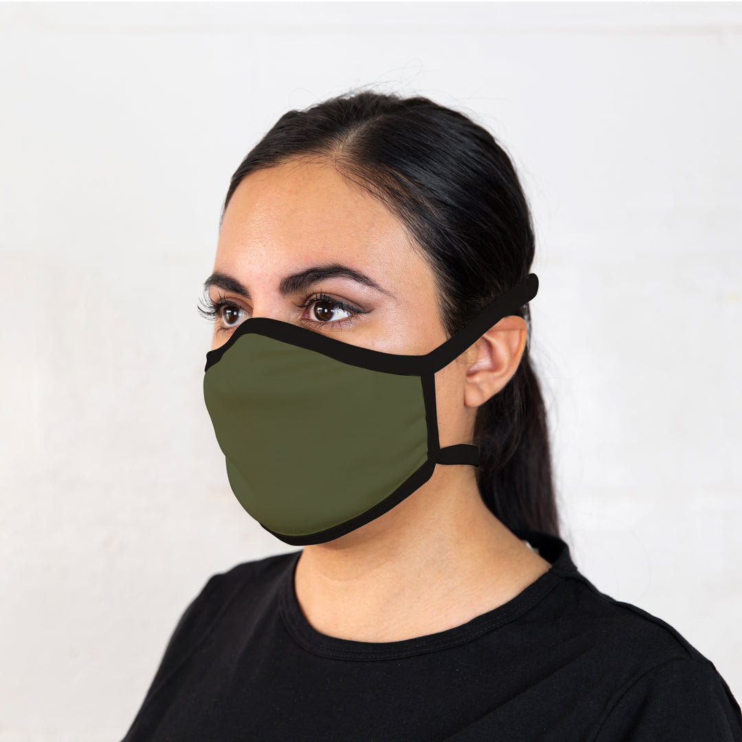 Olive Merino Face Mask