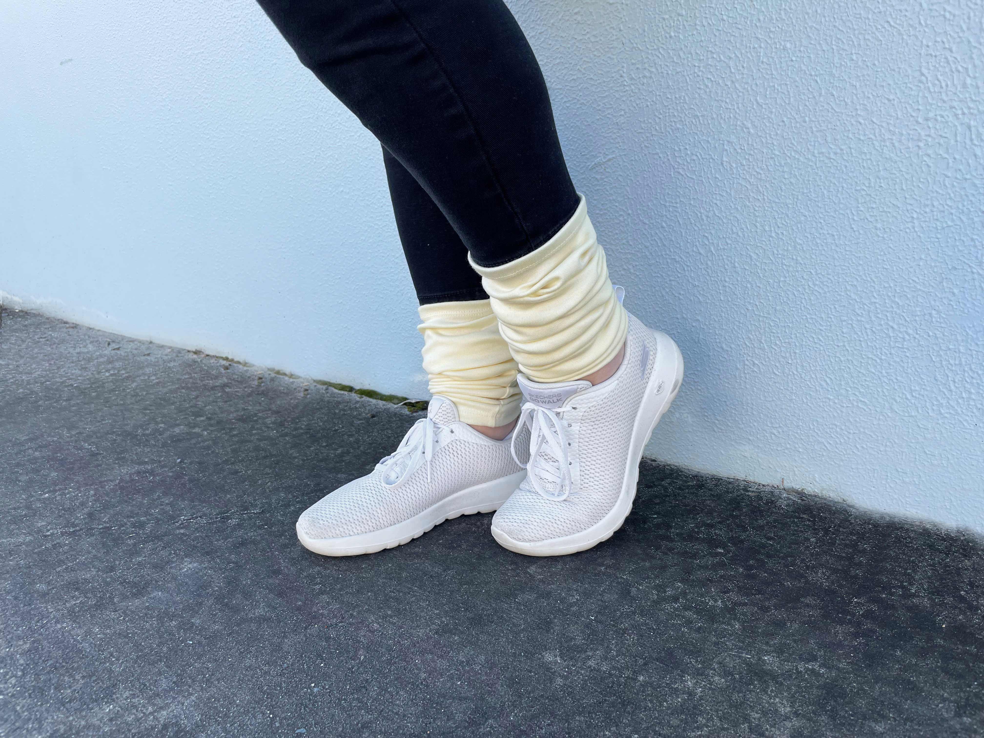 100% Merino Leg Warmers in Natural